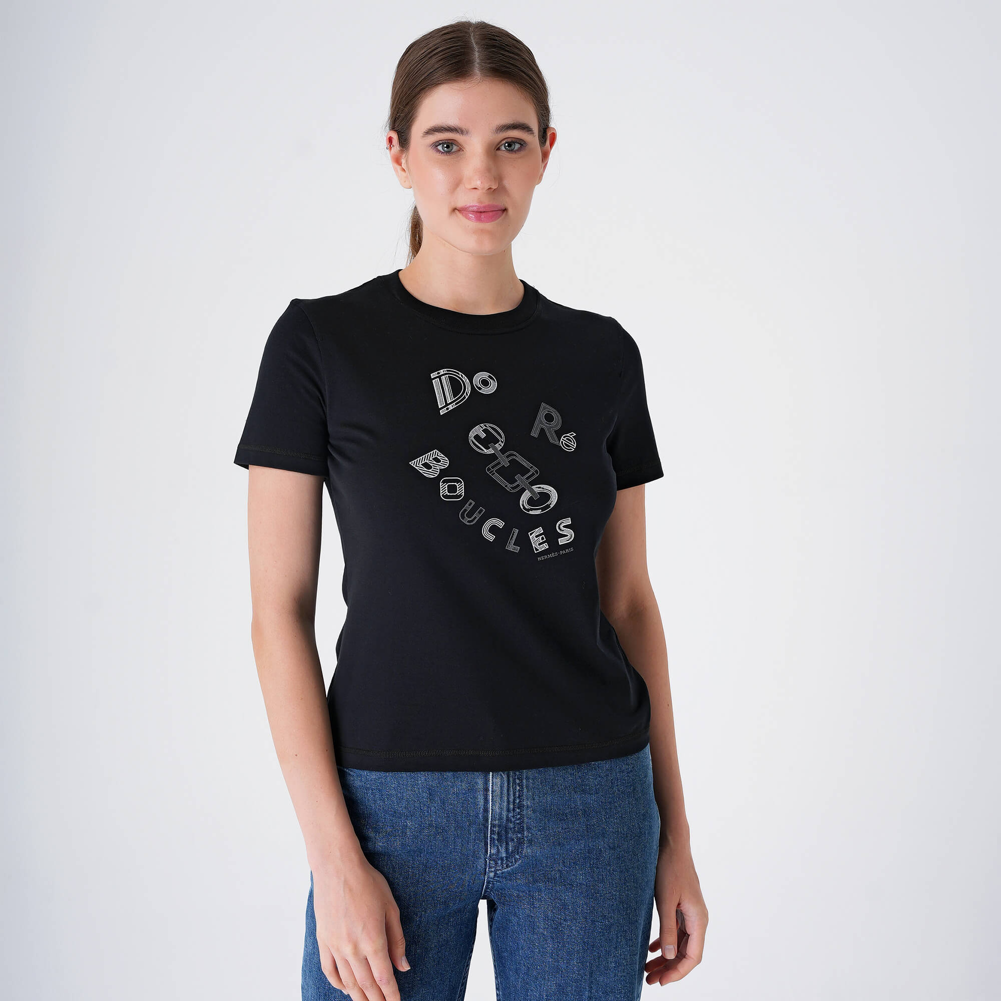 Hermes - Black Do Re Boucles 2024 Tshirt